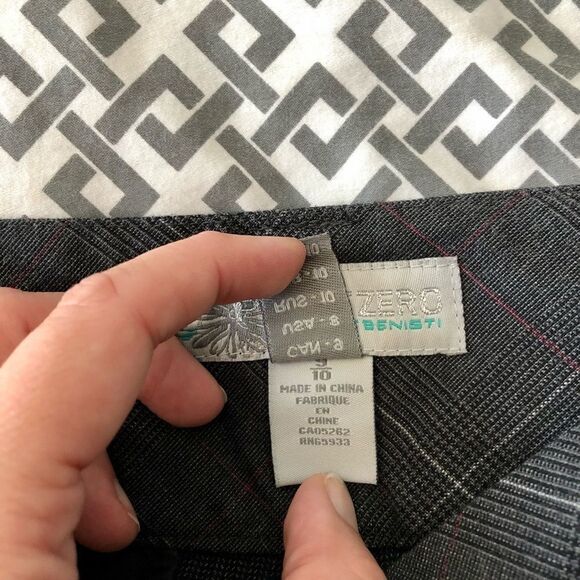 𝅺point Zero Grey dress pants size 9/10 - Picture 4 of 4
